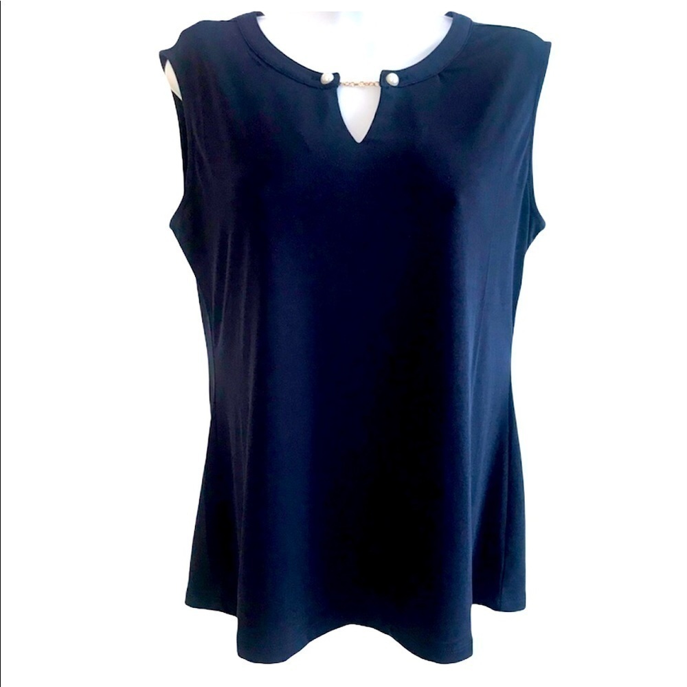 Carmen Marc Valvo Women’s Navy Top